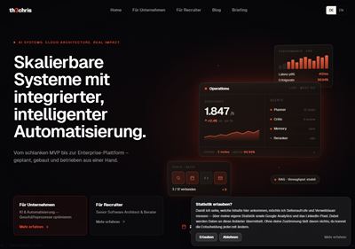 Vorschau der Website th3chris.com