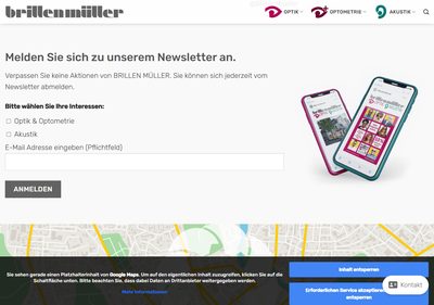 Vorschau der Website brillen-mueller.com