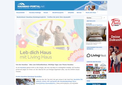 Vorschau der Website hausbau-portal.net