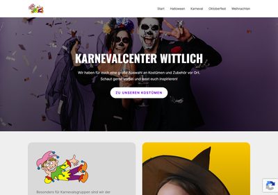 Vorschau der Website karnevalscenter.de